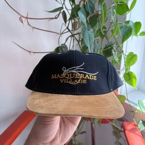 vintage MASQUERADE VILLAGE RIO LAS VEGAS CASINO Baseball cap hat trucker hat